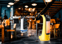 Smart delivery robot in restaurant